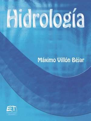 cover image of Hidrología